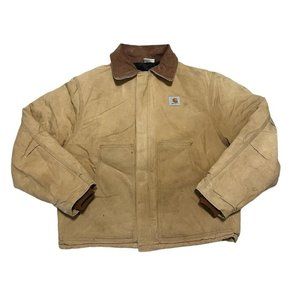 Vintage 90’s khaki Carhartt jacket in great condition.